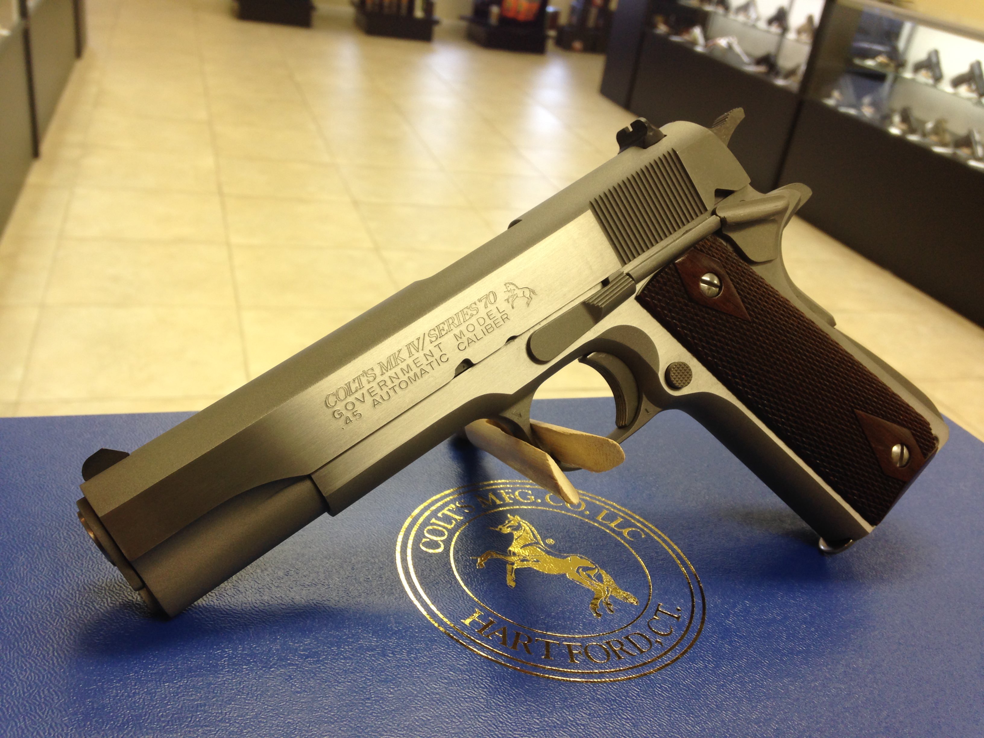 New Sidearms including Colt Mark IV Series 70 Government 1911 12/12/13