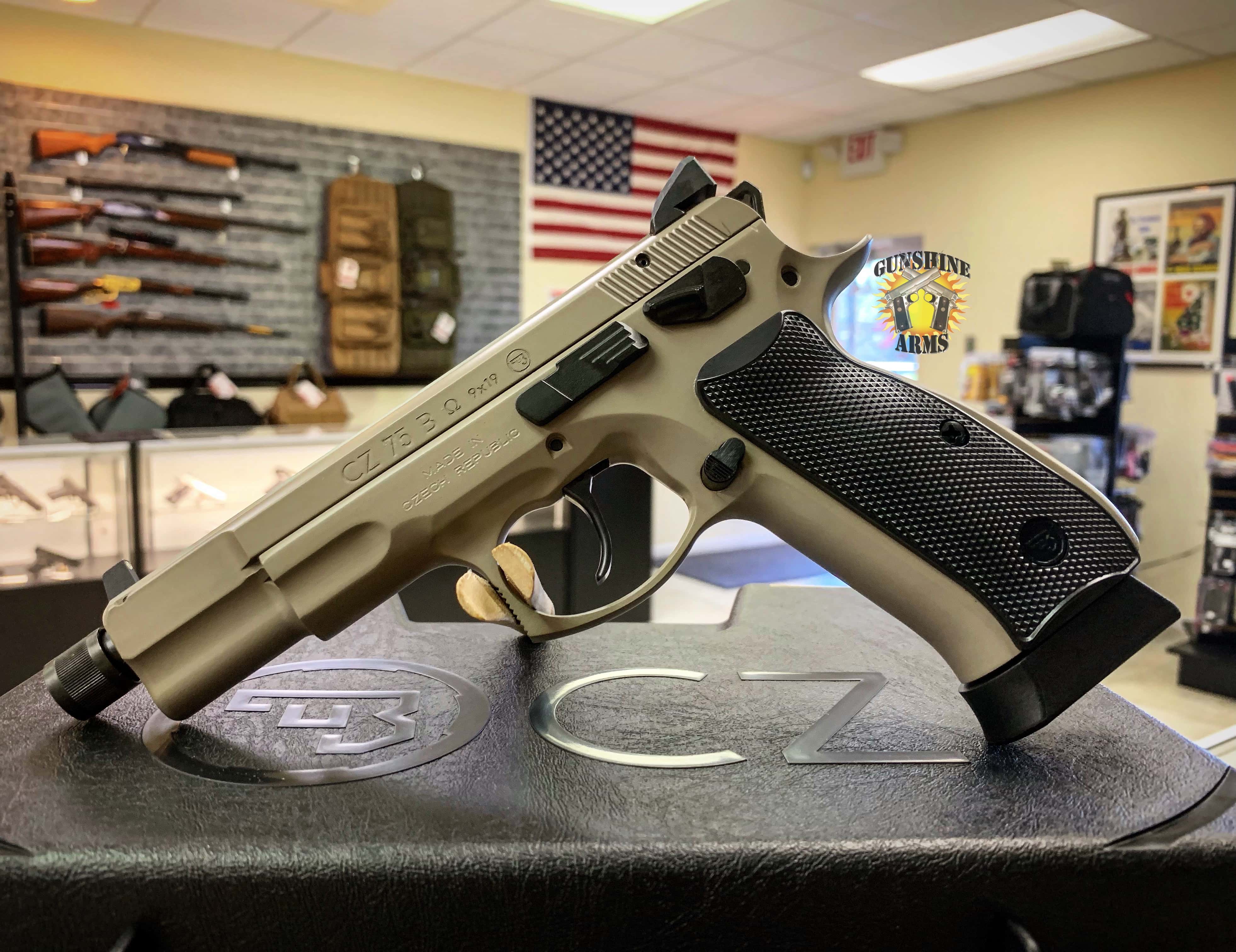 CZ 75 B Ω Urban Grey Suppressor-Ready (Omega)-Discontinued