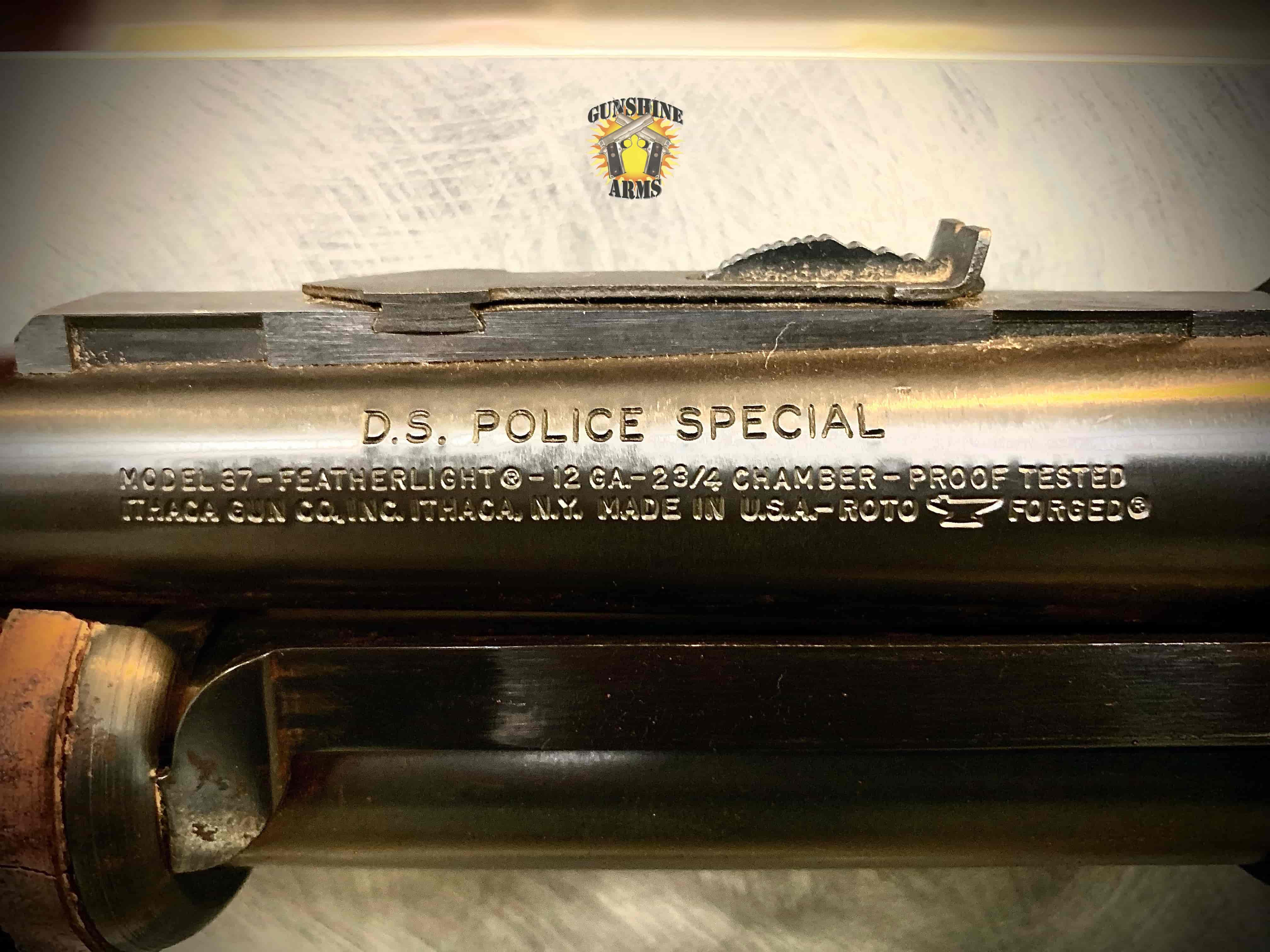 Ithaca Model 37 Featherlight D.S. Police Special