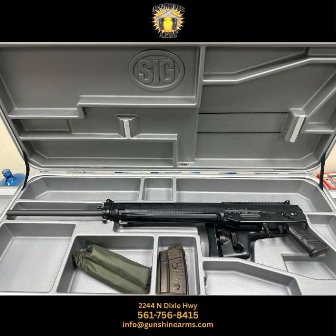 SIG 550 sniper rifle – unfired SIG SG 550-1 Sniper in original SIG Swiss hard case with cleaning kit pouch and magazine